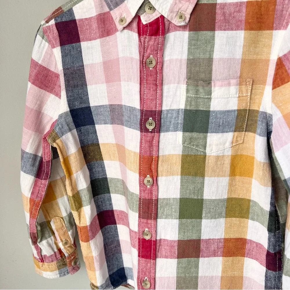 Gymboree Gingham Button Down Shirt